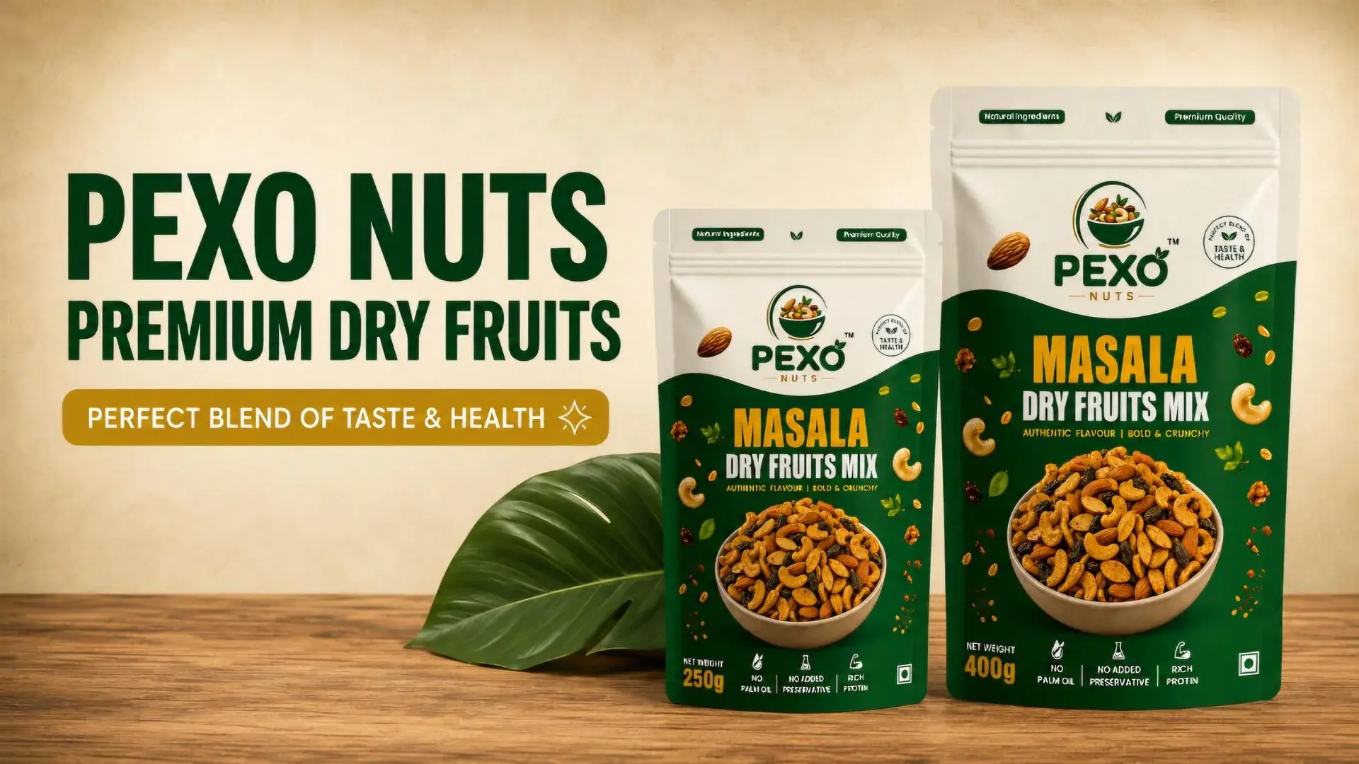 Pexo Nuts Healthy Snacks without Palm Oil
